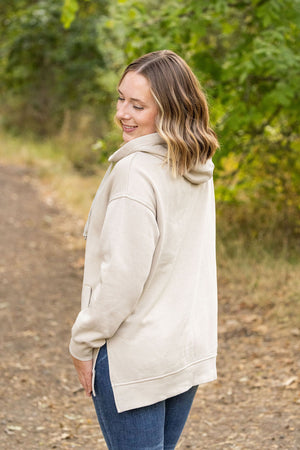 Vintage Wash Hoodie - Beige by Michelle Mae