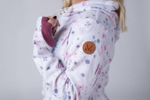 Hailey Pullover Hoodie - Wildflower Gardens by Michelle Mae