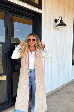 PREORDER: Reversible Sherpa Puffer Vest by Blakeley - 3 colors