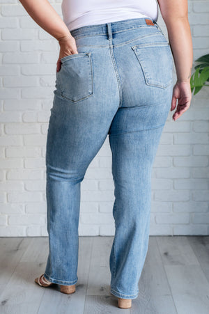 Judy Blue Mid Rise Non Distressed Classic Bootcut Jeans