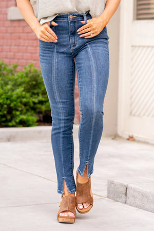 Judy Blue High Rise Front Seam Skinnies