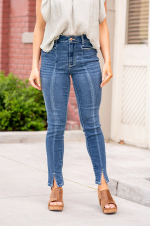 Judy Blue High Rise Front Seam Skinnies