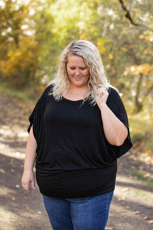 Darcy Dolman Top - Black by Michelle Mae