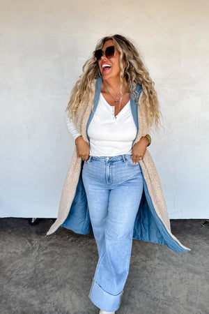 PREORDER: Reversible Sherpa Puffer Vest by Blakeley - 3 colors