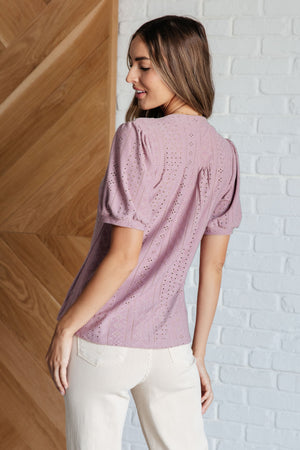 A Sixth Sense Balloon Sleeve Blouse