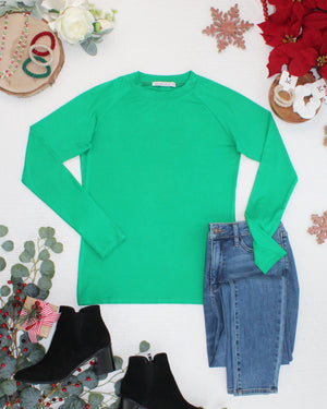 PREBOOK Blair Long Sleeve Top - Green