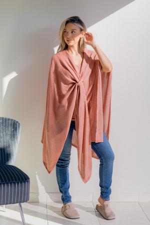 Blush Whisper Poncho by Dear Scarlett