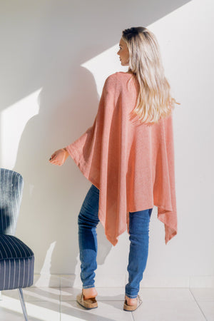 Blush Whisper Poncho by Dear Scarlett