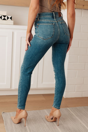 Judy Blue High Rise Non Distressed Thermal Skinny Jean