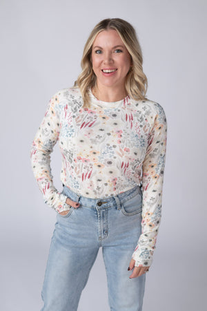 Blair Long Sleeve Top - Wildflower Gardens by Michelle Mae