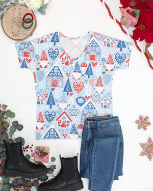 PREBOOK Chloe Cozy Top - Winter Gnome