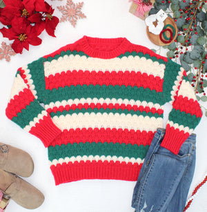 PREBOOK Christmas Stripes Sweater