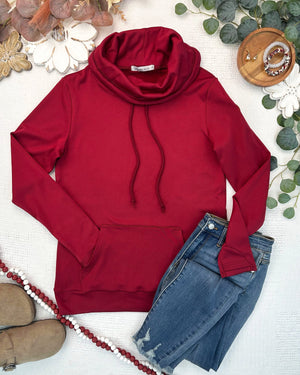 PREBOOK Cloud Funnel Neck - Cranberry