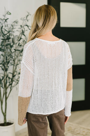 Corner of the Block Loose Knit Sweater