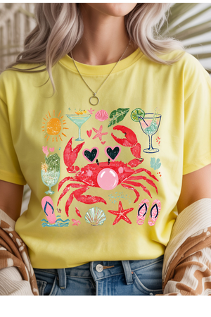 Summer Crab Graphic Tee