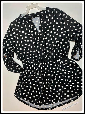 Cover Me In Spots Buttery Soft Gabby Top