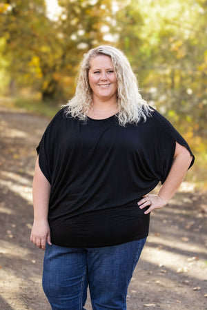 Darcy Dolman Top - Black by Michelle Mae