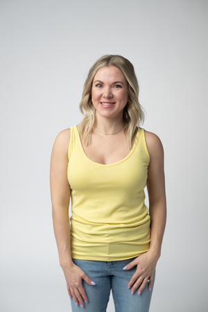 Kennedy Tank - Lemon by Michelle Mae