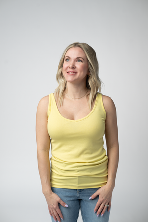 Kennedy Tank - Lemon by Michelle Mae