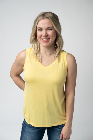 Noelle Tank - Lemon by Michelle Mae