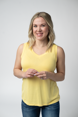 Noelle Tank - Lemon by Michelle Mae