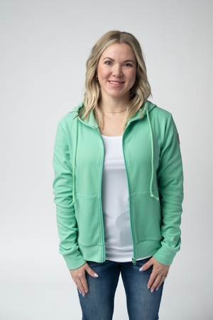 Fullzip Hoodie - Aquamarine by Michelle Mae