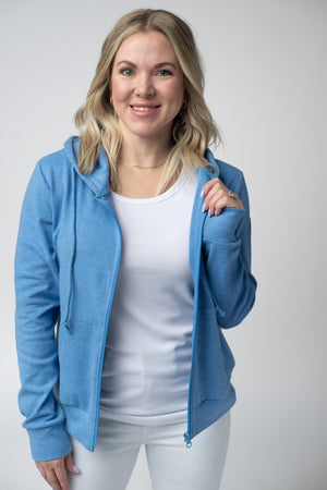Fullzip Hoodie - Blue by Michelle Mae