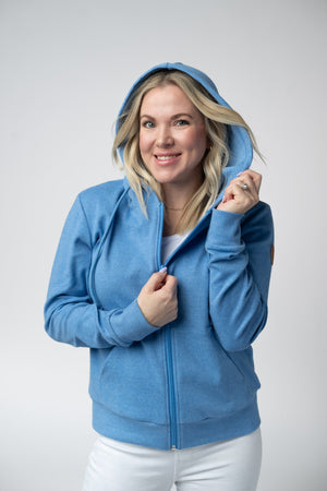 Fullzip Hoodie - Blue by Michelle Mae