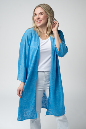 Ellie Cover-Up Kimono - Light Blue by Michelle Mae