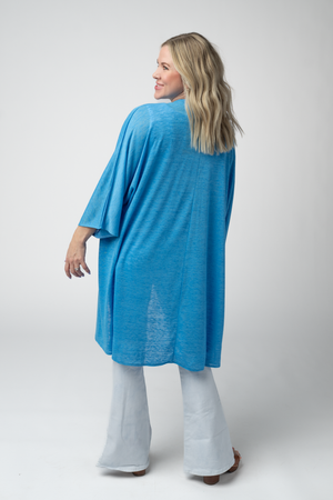Ellie Cover-Up Kimono - Light Blue by Michelle Mae