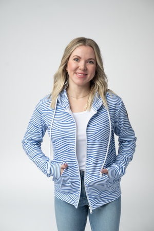 PREBOOK Fullzip Hoodie - Ocean Waves
