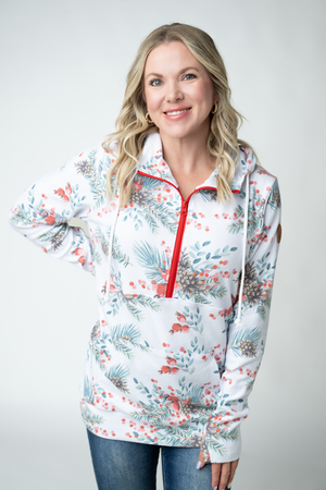 PREBOOK HalfZip Hoodie - Pineberry