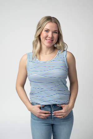 PREBOOK Ava Tank - Ocean Waves