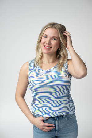 PREBOOK Ava Tank - Ocean Waves