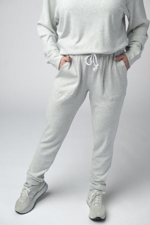 Corrine Joggers - Light Grey by Michelle Mae