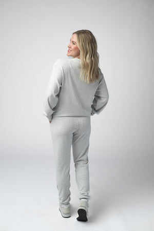Corrine Joggers - Light Grey by Michelle Mae