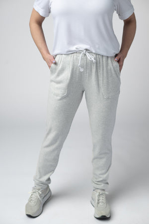 Corrine Joggers - Light Grey by Michelle Mae