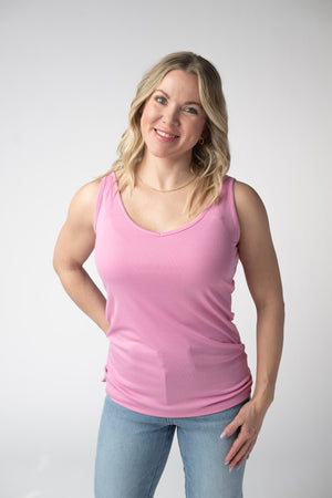 Kennedy Tank - Pink by Michelle Mae