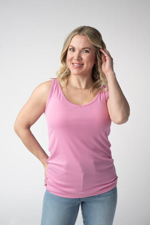 Kennedy Tank - Pink by Michelle Mae
