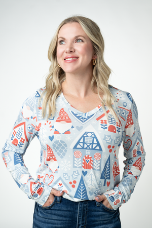 PREBOOK Larissa Long Sleeve - Winter Gnome