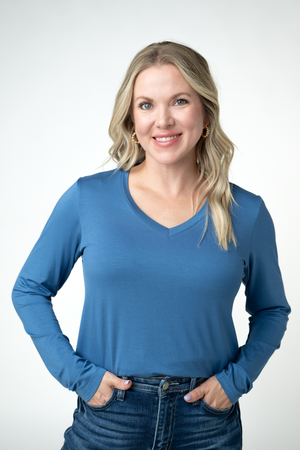 PREBOOK Larissa Long Sleeve - Winter Blue