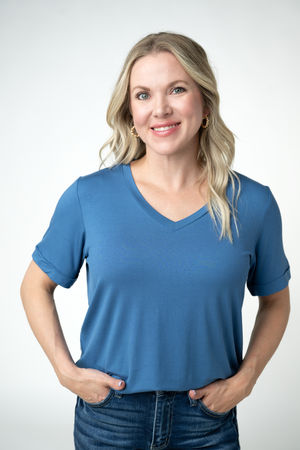 PREBOOK Sophie Top - Winter Blue