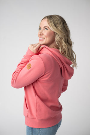 Fullzip Hoodie - Sunkissed Coral by Michelle Mae