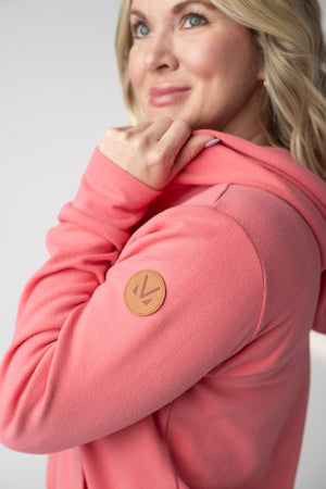 PREBOOK Fullzip Hoodie - Sunkissed Coral