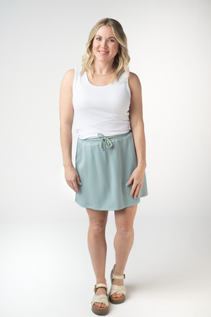 Serena Luxe Skort - Ocean Blue by Michelle Mae