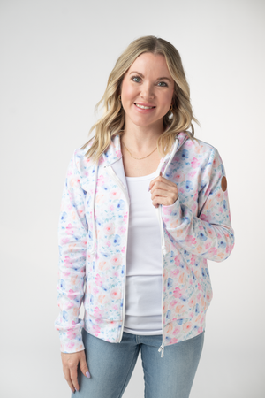 Fullzip Hoodie - Petal Gardens by Michelle Mae