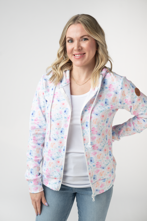 Fullzip Hoodie - Petal Gardens by Michelle Mae