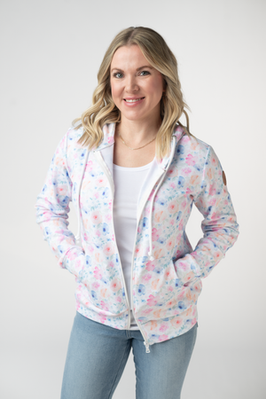 Fullzip Hoodie - Petal Gardens by Michelle Mae