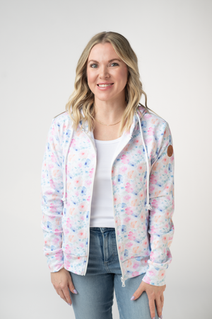 Fullzip Hoodie - Petal Gardens by Michelle Mae