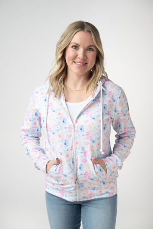 Fullzip Hoodie - Petal Gardens by Michelle Mae